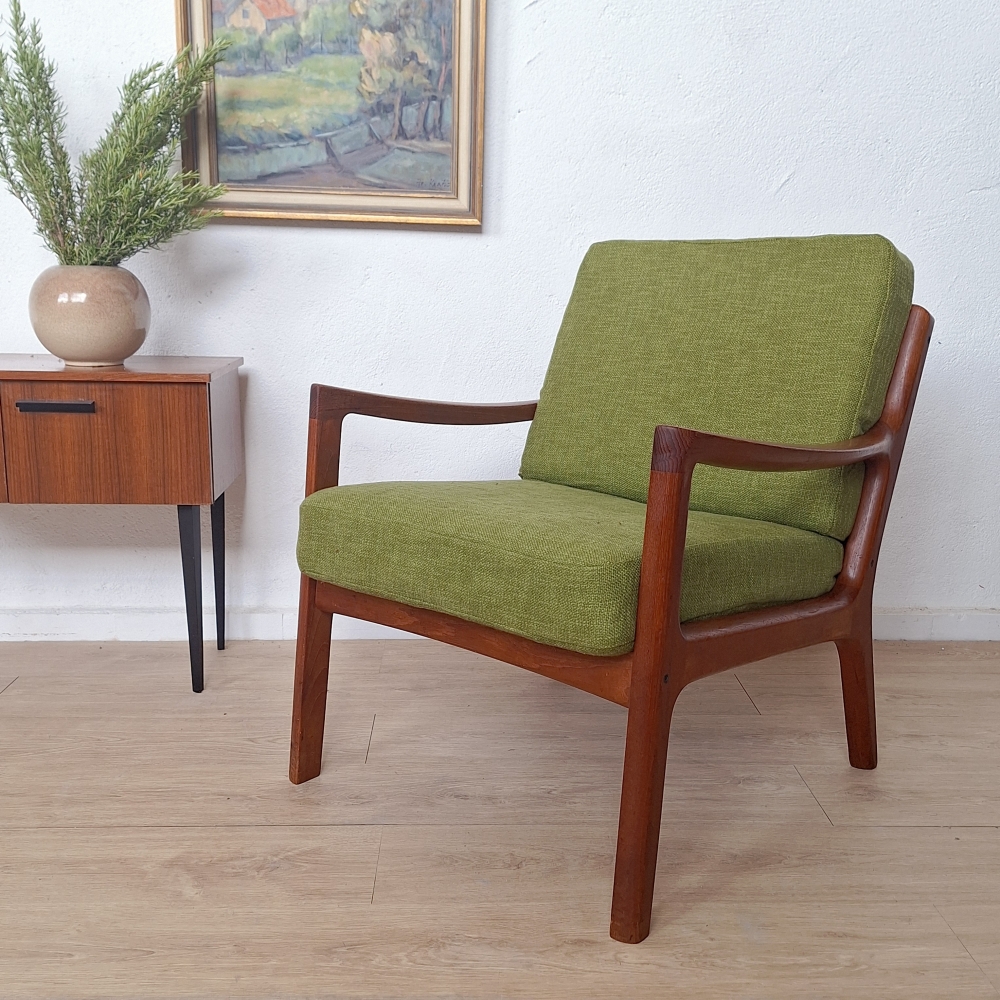 Sillón \"Senator\" de diseño de Ole Wanscher para France & Son. 1950 - 1959