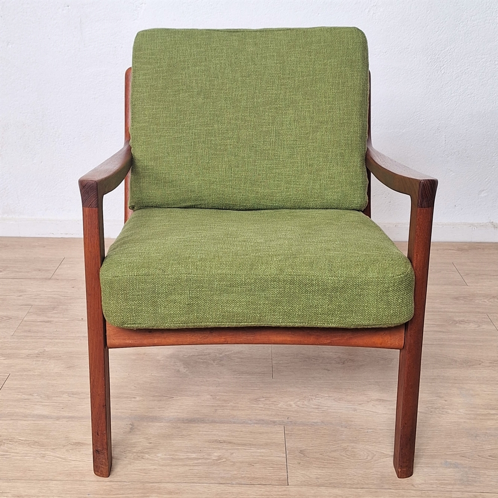 Sillón \"Senator\" de diseño de Ole Wanscher para France & Son. 1950 - 1959