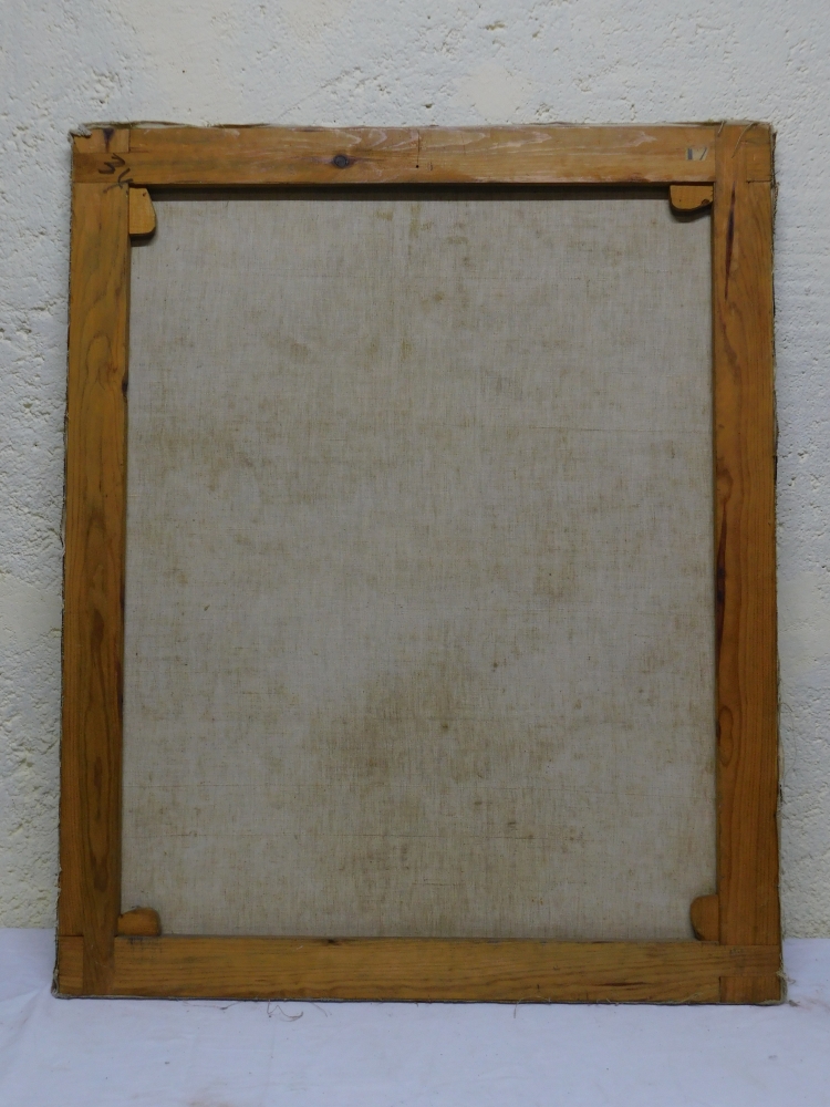 Óleo sobre tela religioso, Ecce Homo, siglo XVIII