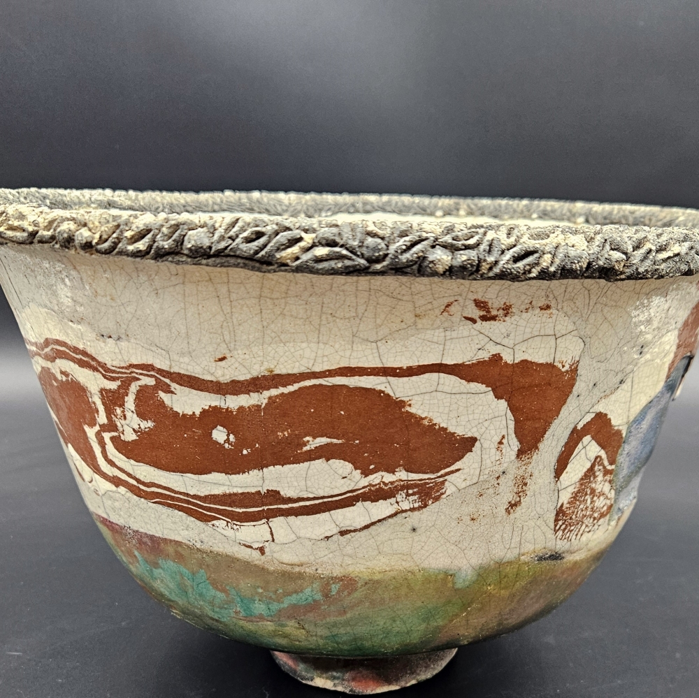 Marciano Pérez Buendia, pieza de taller, obra única de cerámica en técnica Raku