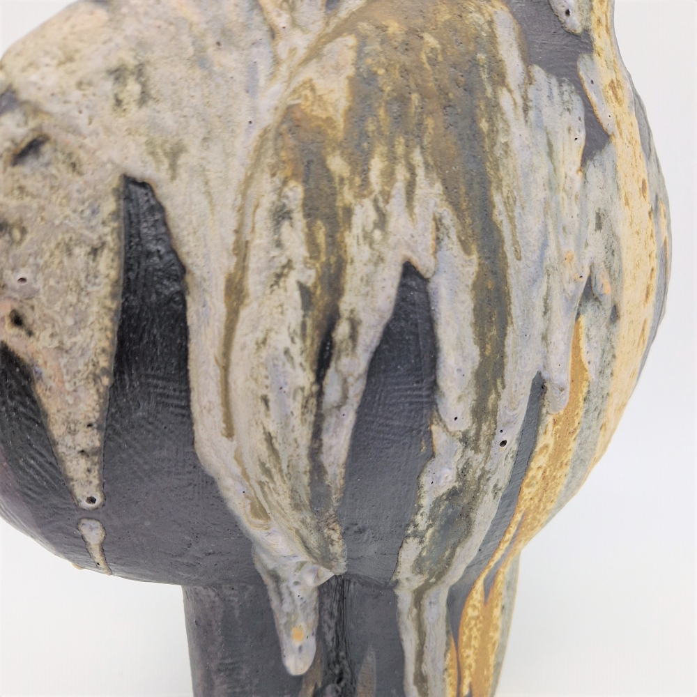 Florero de cerámica de Fat Lava de Helmut Friedrich Schäffenacker, 1950 - 1960