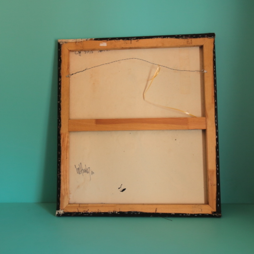 Gino Hollander (1924–2015), Caballo blanco, acrílico sobre lienzo, 2010