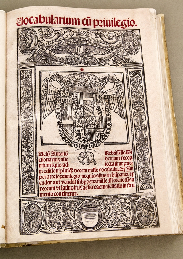 A. Nebrija, 1522, Vocabularium cum privilegio, Vocabulario latín catalán