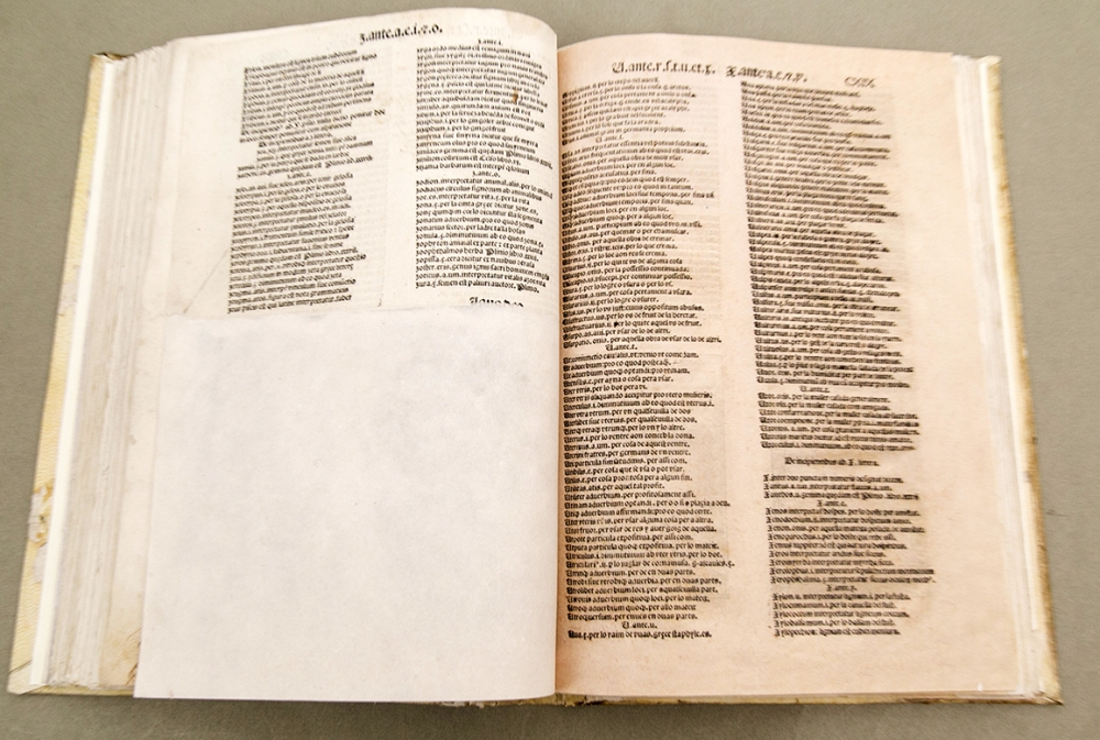 A. Nebrija, 1522, Vocabularium cum privilegio, Vocabulario latín catalán