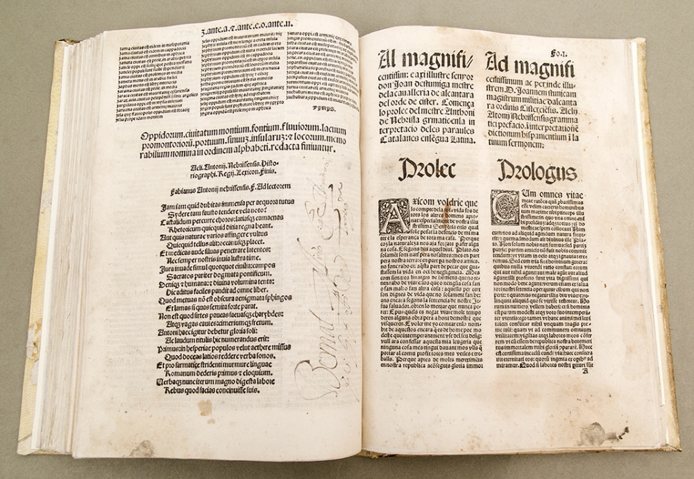 A. Nebrija, 1522, Vocabularium cum privilegio, Vocabulario latín catalán
