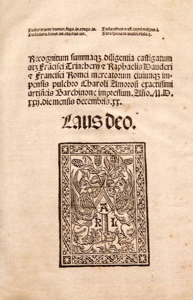 A. Nebrija, 1522, Vocabularium cum privilegio, Vocabulario latín catalán