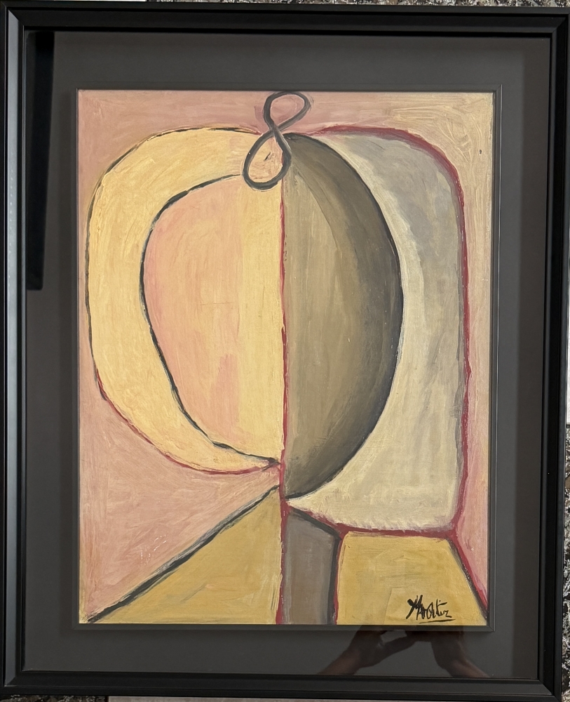 Manuel Ángeles Ortiz, Composición, 1976, óleo sobre lienzo