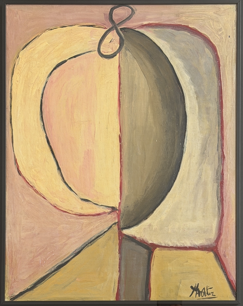 Manuel Ángeles Ortiz, Composición, 1976, óleo sobre lienzo