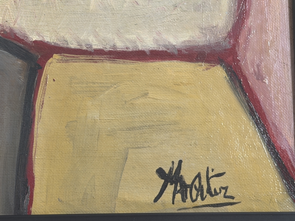 Manuel Ángeles Ortiz, Composición, 1976, óleo sobre lienzo