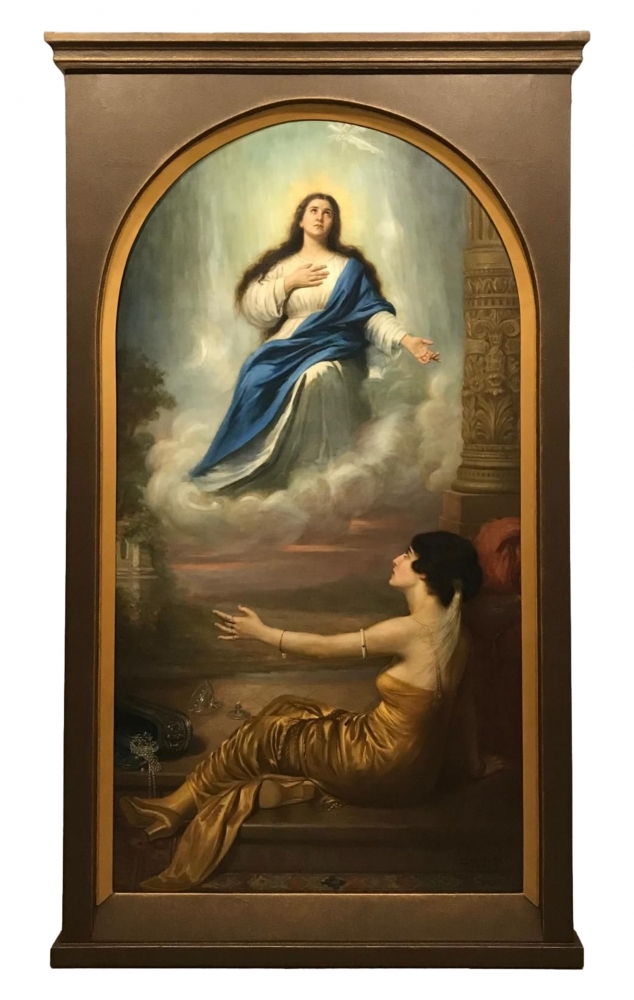 Aparición de la Virgen, Émile Van de Winckel