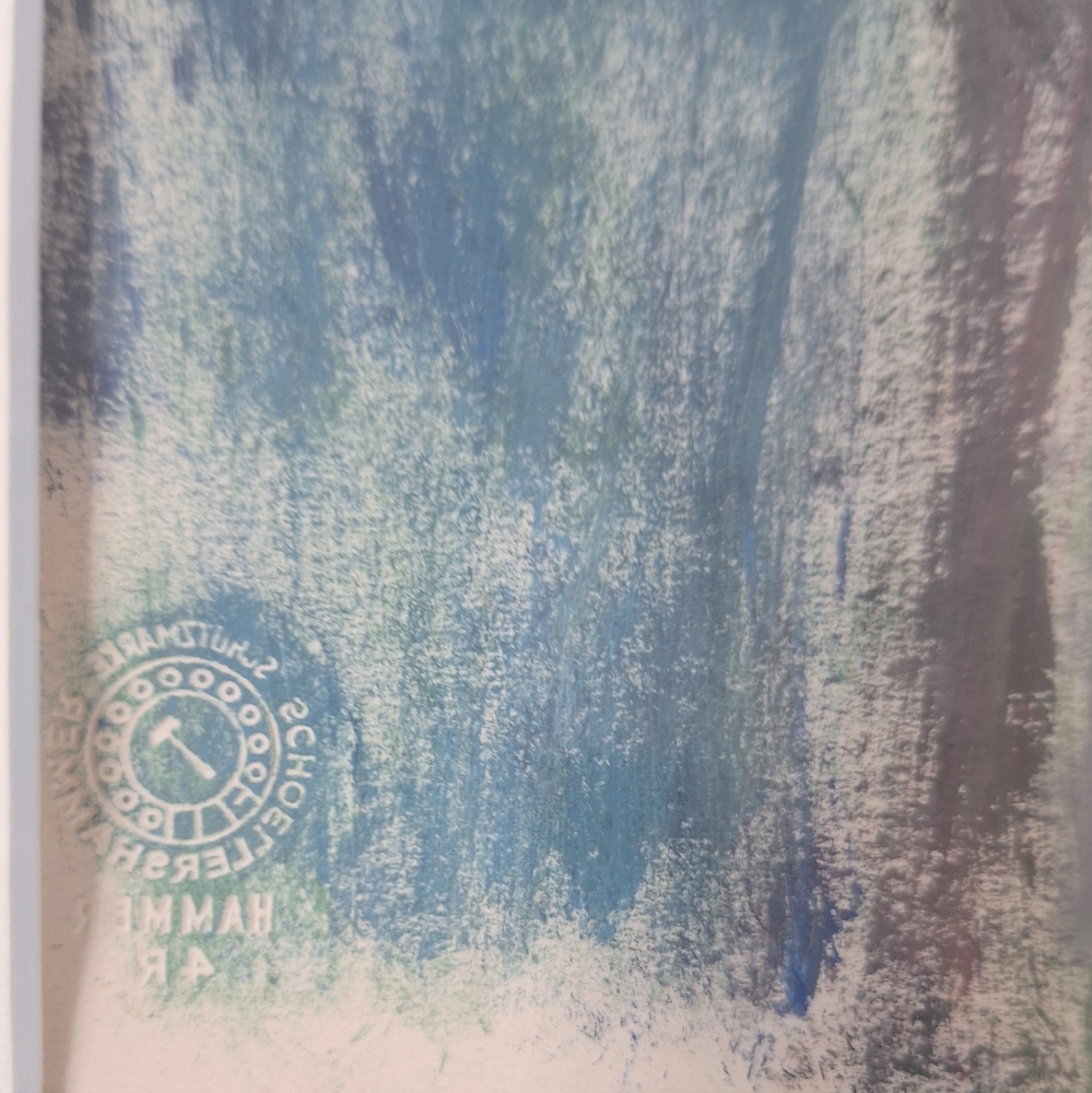 Pintura tempera sobre papel de Werner Kornhas, 1960 - 1969