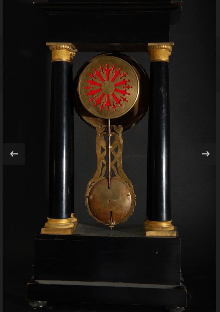 Reloj de sobremesa, Francia, Carlos X, siglo XIX