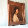Gabriel Nicolet (1856–1921) · Retrato con vestido blanco · Óleo sobre lienzo · 1915