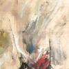 Gino Hollander (1924–2015), acrílico sobre lienzo, \"2 Veleros Abstractos\", firmado y fechado 2004