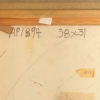Gino Hollander (1924–2015), Pueblo abstracto, acrílico sobre lienzo, firmado y fechado 2007