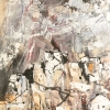 Gino Hollander (1924–2015), Pueblo abstracto, acrílico sobre lienzo, firmado y fechado 2007