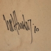 Gino Hollander (1924–2015), Caballo blanco, acrílico sobre lienzo, 2010