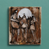 Gino Hollander (1924-2015), \"Hombres\", acrílico sobre lienzo, firmado y fechado, 1995