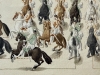 Juego de las Parejas, lápiz, aguada y tinta, coreográfica ecuestre, ca. 1785–1798