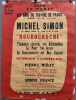 Oujda, le Paris, les amis du theatre de France, Boubouroche, Michel Simon, Marruecos 1960, cartel