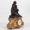 Reloj de sobre mesa, francés del siglo XIX, Leon Marchand a Paris Rue Richelieu 57