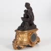 Reloj de sobre mesa, francés del siglo XIX, Leon Marchand a Paris Rue Richelieu 57