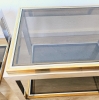 Dos mesas auxiliares de Jean Charles Paris, 1970 - 1975
