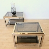 Dos mesas auxiliares de Jean Charles Paris, 1970 - 1975