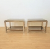 Dos mesas auxiliares de Jean Charles Paris, 1970 - 1975