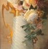 A. Goby, Rosas, escuela europea, óleo sobre lienzo, siglo XX