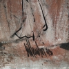 Gino Hollander (1924-2015), \"Hombres\", acrílico sobre lienzo, firmado y fechado, 1995