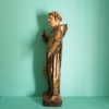 Talla de San Antonio de Padua, madera de castaño policromada y estofada, siglo XVII
