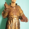 Talla de San Antonio de Padua, madera de castaño policromada y estofada, siglo XVII