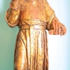 Talla de San Antonio de Padua, madera de castaño policromada y estofada, siglo XVII
