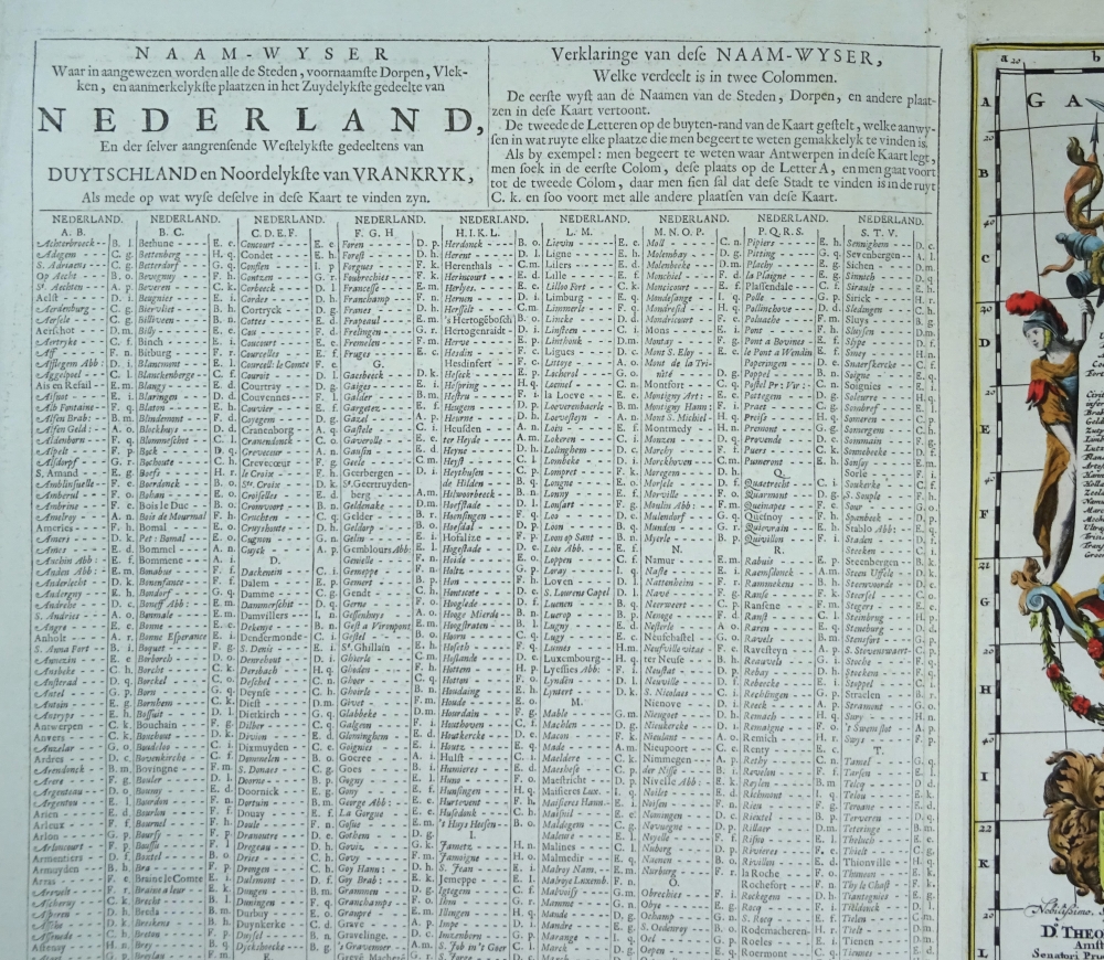 Belgica, Paises Bajos, Luxemburgo, N. Visscher, 1690, Germaniae Inferioris XVII Provinciarum Acuratissima Tabula Nuperrime edita per Nicolaum Visscher
