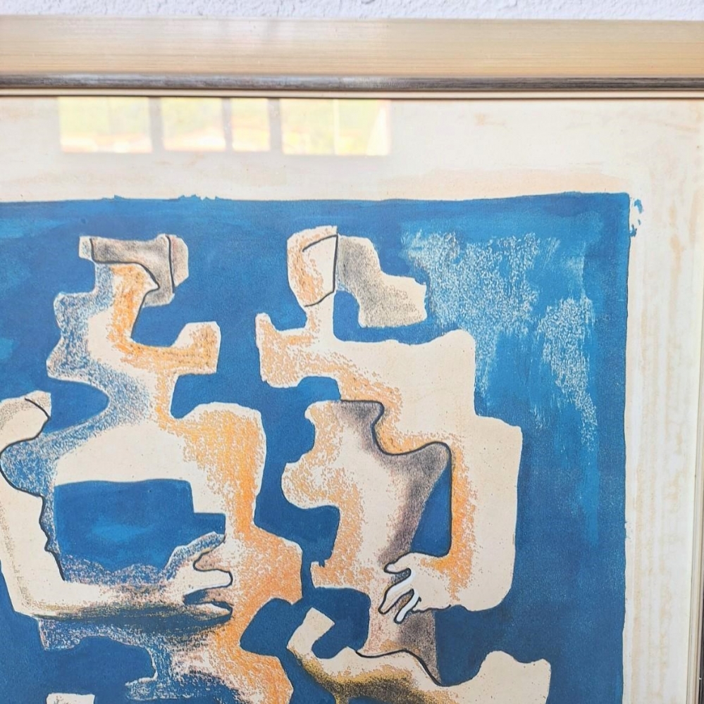 Litografía de Zadkine Ossip, ”Les deux ossip”, 1963