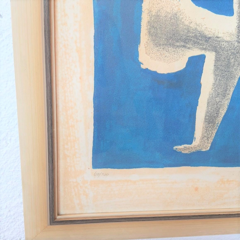 Litografía de Zadkine Ossip, ”Les deux ossip”, 1963