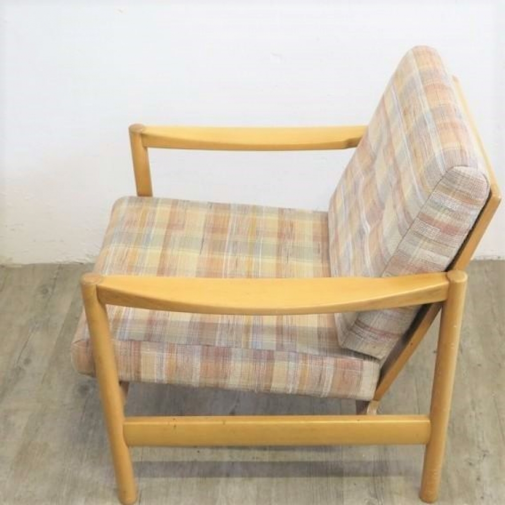 Dos sillones de diseño de Walter Knoll con su tejido original, 1960 - 1970