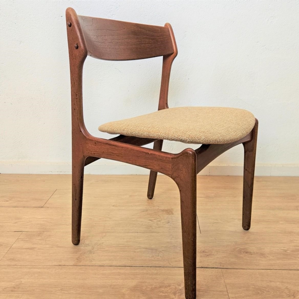 Seis sillas mid-century de Erik Buch para OD Møbelfabrik, 1960 - 1965
