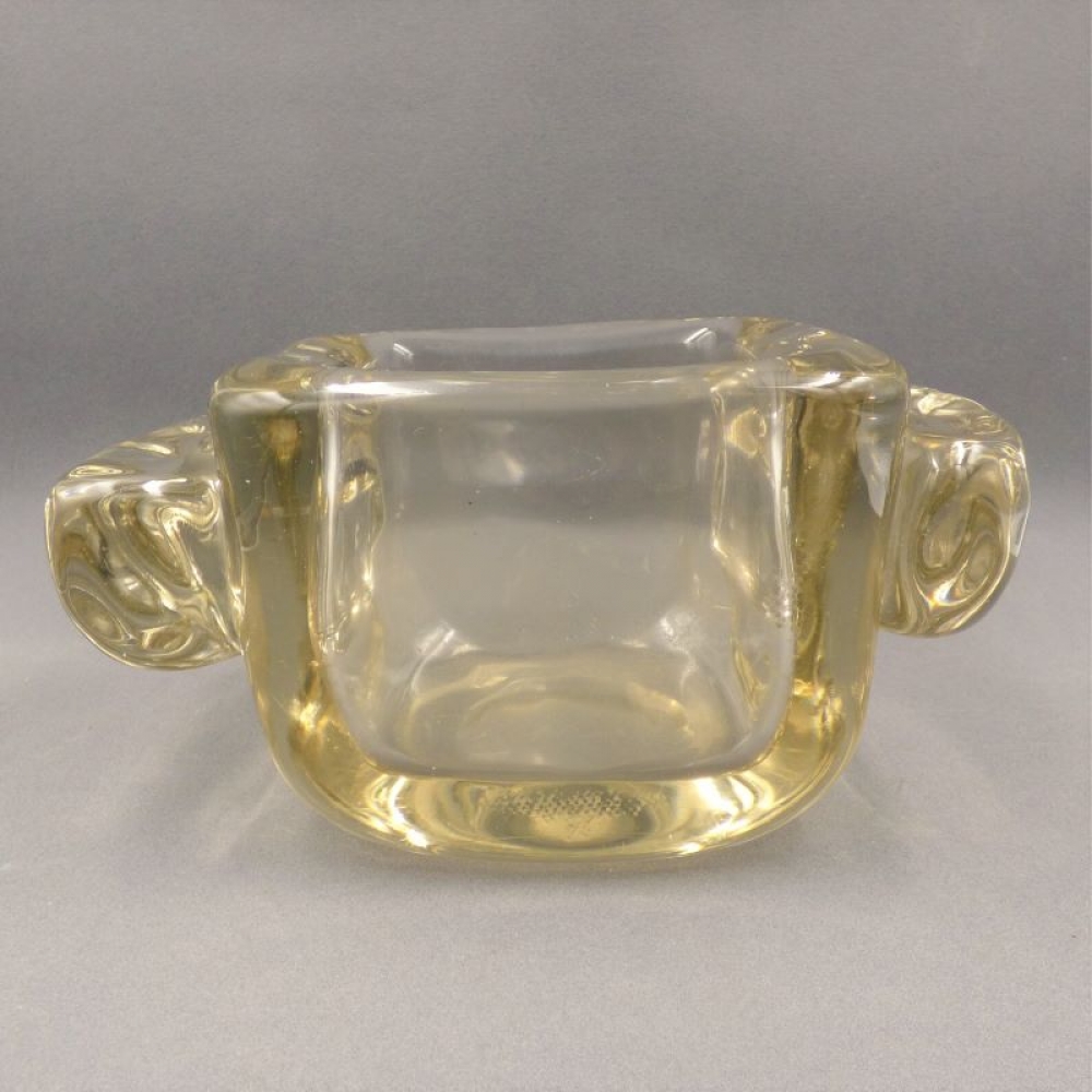 Fuente art déco de cristal de Schneider, Francia, 1920 - 1930