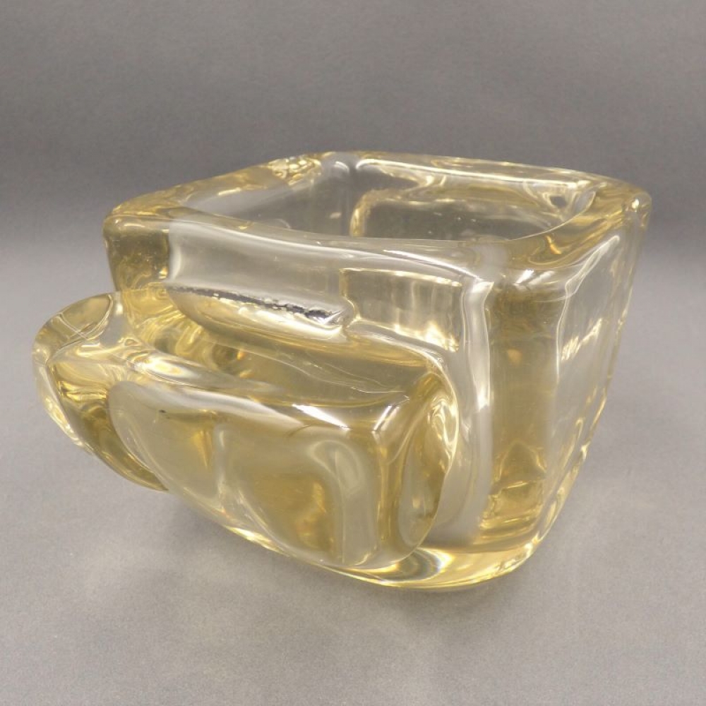 Fuente art déco de cristal de Schneider, Francia, 1920 - 1930