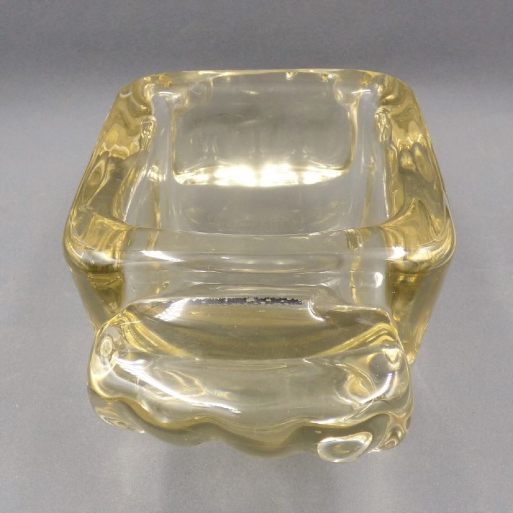 Fuente art déco de cristal de Schneider, Francia, 1920 - 1930