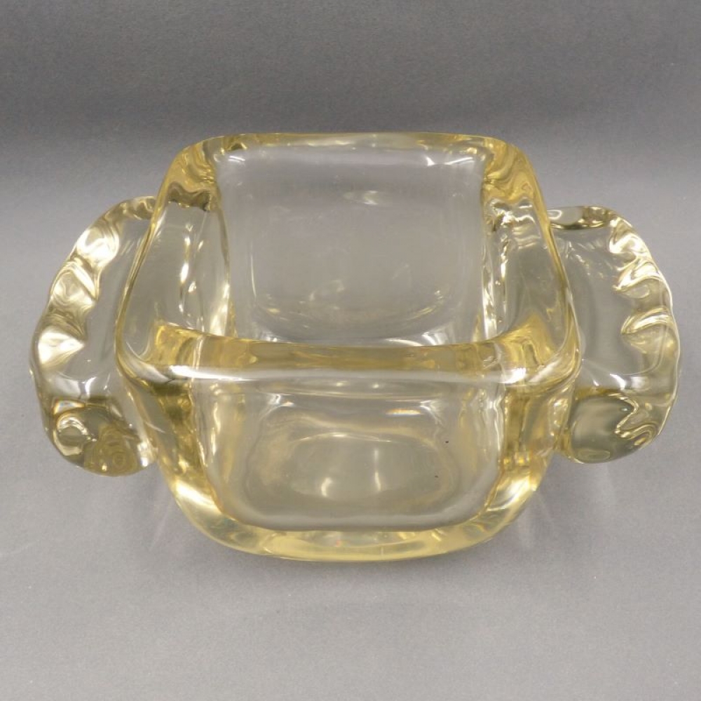 Fuente art déco de cristal de Schneider, Francia, 1920 - 1930