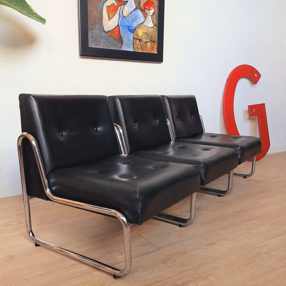 Tres sillones vintage de Soto Leon, 1960 - 1970