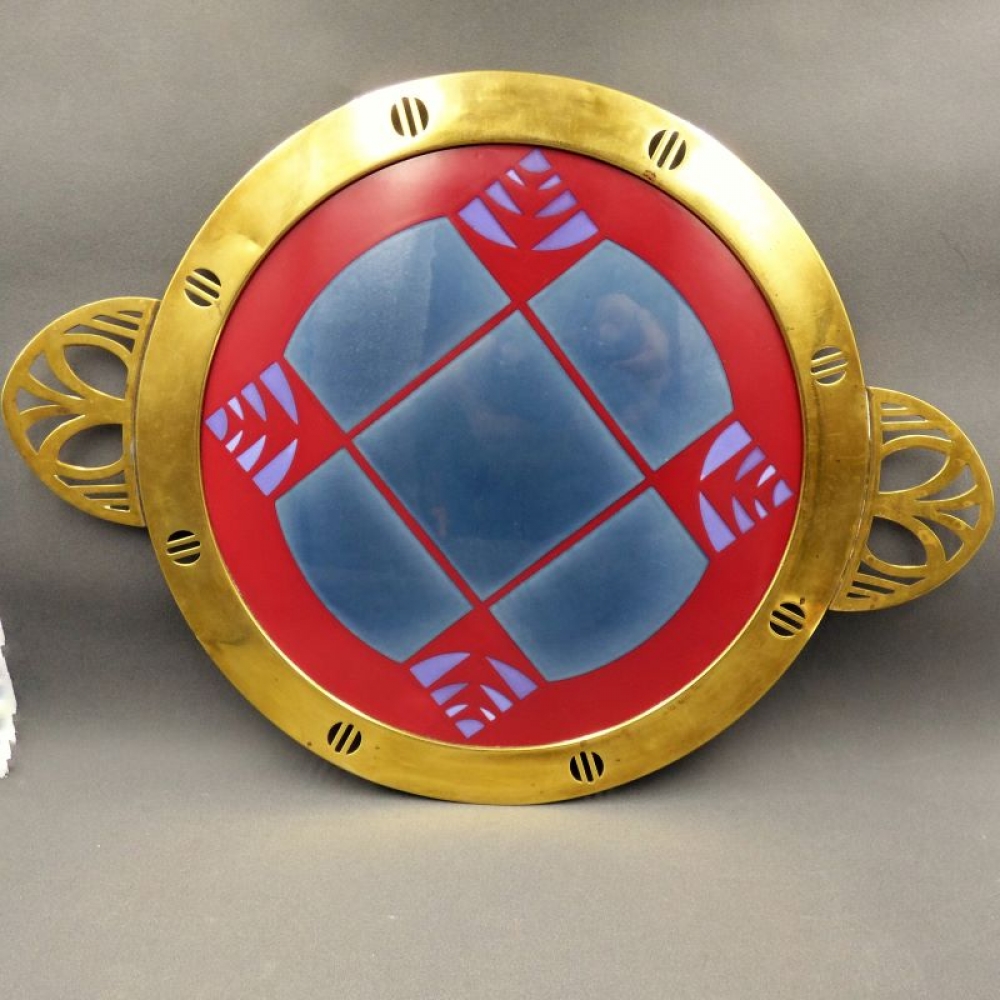 Tartera art nouveau de Christian Neureuther para Wächtersbach, Alemania, 1900 - 1910