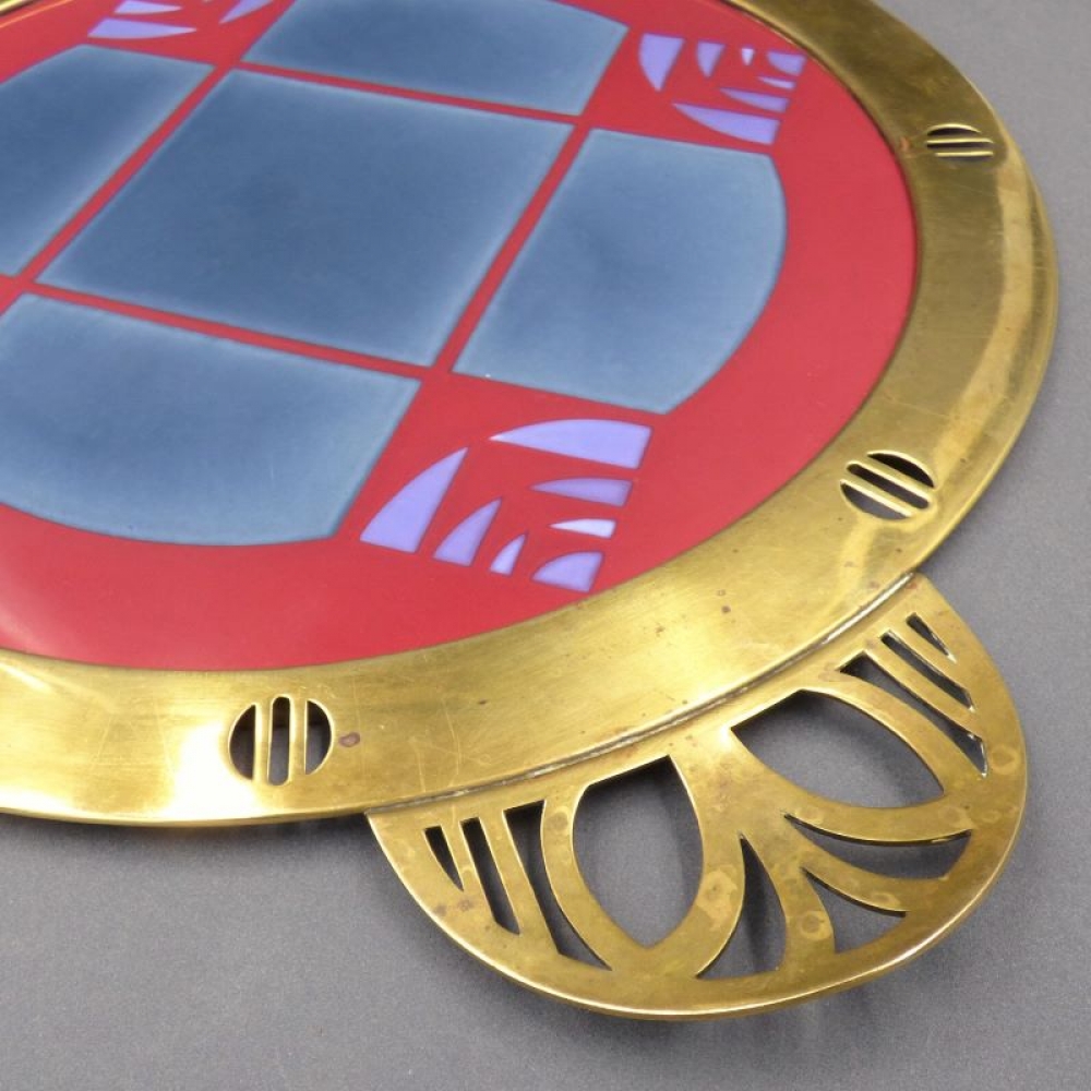 Tartera art nouveau de Christian Neureuther para Wächtersbach, Alemania, 1900 - 1910
