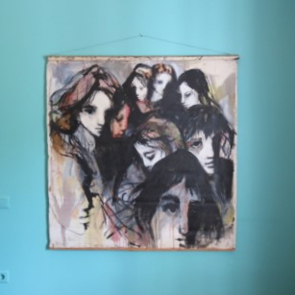 Gino Hollander, gran óleo sobre lienzo, firmado y fechado 1994