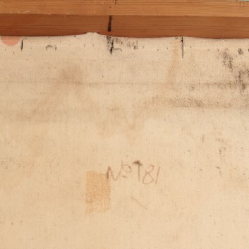 Gino Hollander, gran óleo sobre lienzo, firmado y fechado 1994
