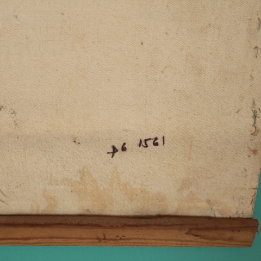Gino Hollander, gran óleo sobre lienzo, firmado y fechado 1994