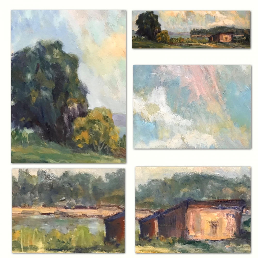\"Paisaje con Casa junto al Lago\", Guido Frick (1947), 1976